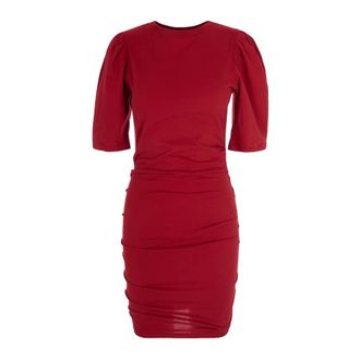 Isabel Marant Dames, Jurken, Rood, Maat: M Katoen