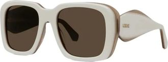 Loewe Sunglasses, female, White, Size: 53 MM 25E Sunglasses