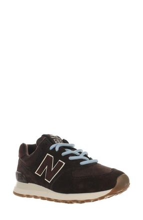 New Balance 574 Sneaker in Black Coffee/Angora at Nordstrom, Size 6.5