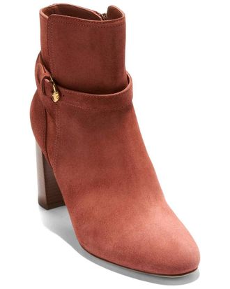Cole Haan Glendale Buckle Suede Ankle Boot
