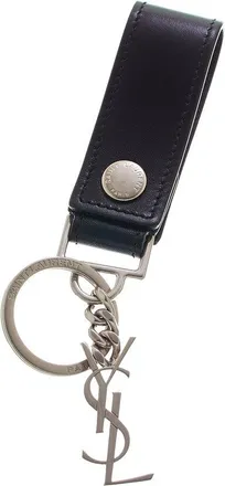 Saint Laurent Cassandre Leather Key Ring