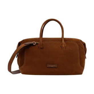 Gianni Chiarini Dames, Tassen, Bruin, Maat: ONE Size Su&egrave;de
