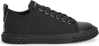 Giuseppe Zanotti Blabber lace-up low-top sneakers - men - Rubber/Leather - 39 - Black