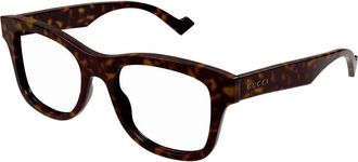 Gucci Glasses, male, Brown, Size: 54 MM Gg1332O Eyeglasses