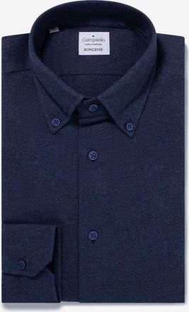 Giampaolo Lang&auml;rmeliges Hemd aus Baumwolltwill