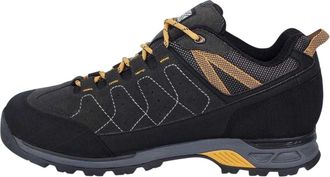 Karrimor Hot Rock platte wandelschoenen voor heren (Houtskool/Geel)