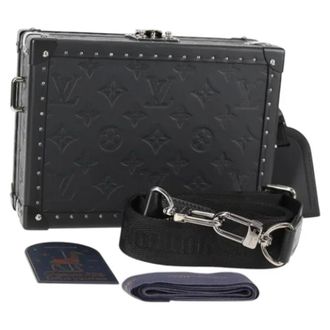 Louis Vuitton Pre-owned Leather clutches - Dames - Pre-owned - Zwart - Maat: ONE Size Leer