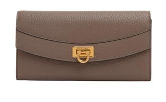 Ferragamo Dark Beige Long Wallet