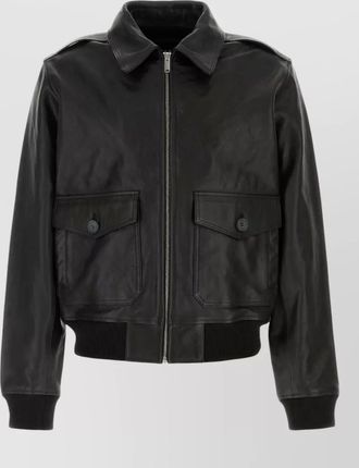 A.P.C. leather gael jacket