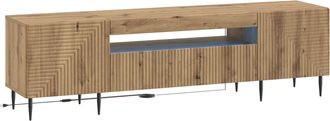 vidaXL Mueble De Tv Led Roble Artisan Madera De Ingenier&iacute;a Vidaxl