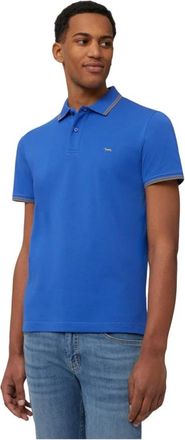 Harmont & Blaine China Blauw - Heren - Polos - Blauw - XL - Katoen - Tops