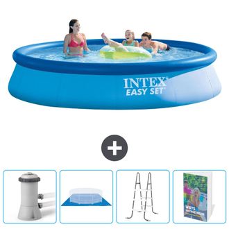 Intex Piscina Easy Set Redonda - 396x84 Cm - 7-piezas Scb106