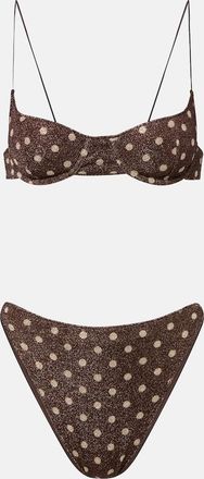 Os&eacute;ree Os&eacute;ree Lumi&egrave;re polka-dot bikini