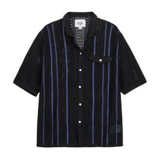Vans Short Sleeve Shirts, male, Black, Size: 2XL OTW Cabana Shirt
