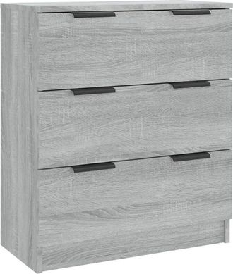 vidaXL Sideboard Grey Sonoma 60x30x70 cm Engineered Wood Vidaxl