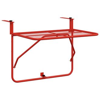 vidaXL Mesa De Balc&oacute;n Acero Dorado 60x40 Cm Vidaxl