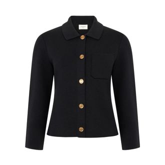 Saint Laurent Truien & Vesten, Dames, Zwart, L, Cardigans