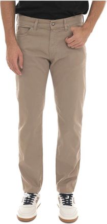 Harmont & Blaine Broeken, Heren, Bruin, 4Xl, Katoen, 5-pocket Broek