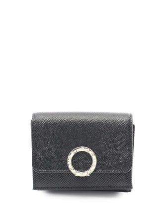 Bulgari 2000-2025 Leather Bvlgari Bvlgari Trifold Wallet small wallets - Black