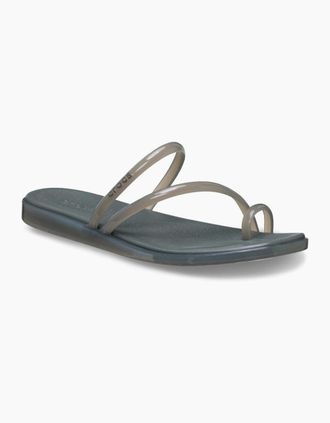 Crocs Womens Miami Jelly Toe Loop Womens Sandals - Black - Size: 8