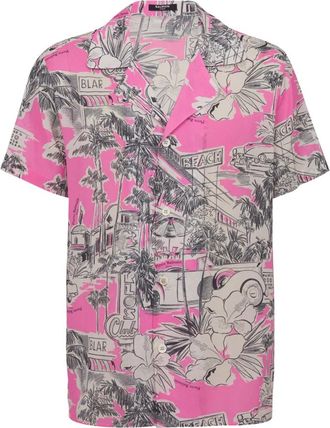 Balmain Hombre, Camisas, Rosa, Talla: 2XL