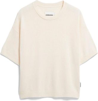Armedangels S Sl Linen Blend Knit Sweater T-Shirt f&uuml;r Damen | wei&szlig;