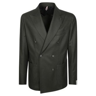 Santaniello Giacca DP Panno - - Jackets - Uomo - Verde - XL