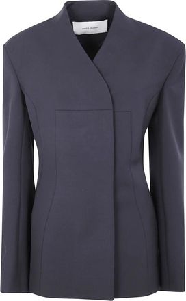 Entire studios Stijlvolle Vessel Jas - Dames - Blazers - Zwart - XS - Jassen