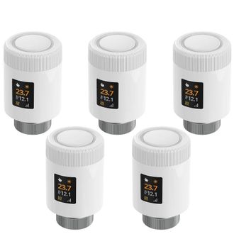 OEM Valvola Termostatica Per Radiatore, Connettivit&agrave; Wi-fi 6, Efficienza Energetica, Wifi-5pcs