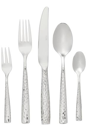 Novel Besteckset, Edelstahlfarben, Metall, 30-teilig, Lfgb, rostfrei, lebensmittelecht, Besteck, Besteck-Sets