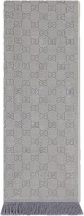 Gucci (WMNS) Gucci GG Wool Scarf Light Blue Grey 848507-3G200-9969
