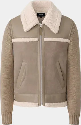 Mackage Men & apos;s Mackage Torrian Suede Shearling Jacket