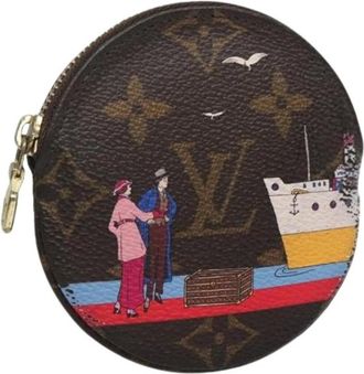 Louis Vuitton Pre-owned Wallets, female, Brown, Size: ONE SIZE Pre-owned Canvas Wallet