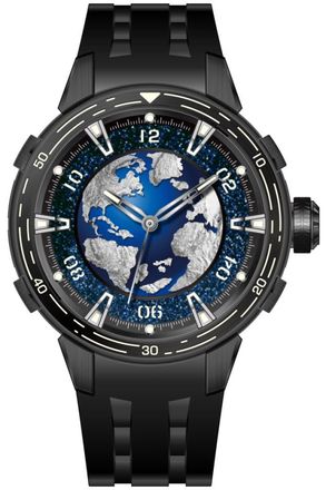 Invicta Celestial 70092 Herenhorloge - Mechanisch Uurwerk - Roestvrij Staal met Blauwe Wijzerplaat - 40 mm