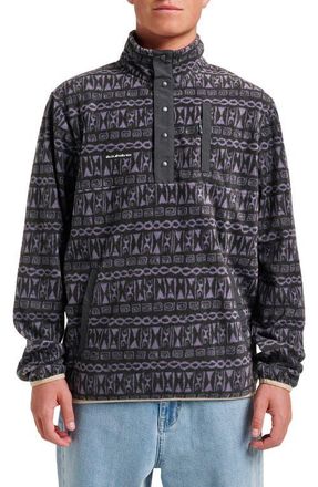 Quiksilver No Destination Fleece Pullover in Graystone at Nordstrom, Size Xx-Large