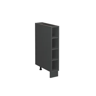 Vicco Scaffale Da Cucina Fame-line, Antracite, 15 Cm Senza Piano Di Lavoro Vicco