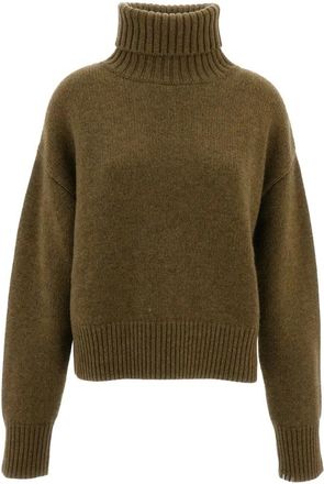 Extreme Cashmere N&deg;434 Crop Xtra - Knitwear - Mujer - Verde - ONE SIZE