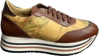 Alviero Martini 1A Classe Bruine Lage Sneakers - Dames - Sneakers - Bruin - 36 EU - Schoenen