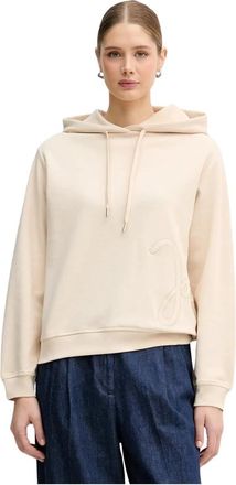 Joop Tansu Hoodie - Dames - Hoodies - Beige - S - Katoen - Hoodies & sweatvesten