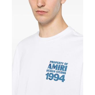 Amiri Logo Print T-Shirt - White