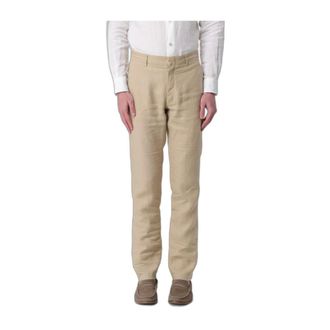 Colmar Pantalones Chino de Lino - Trousers - Hombre - Beige - L