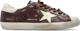 Golden Goose Super Star Classic With Semi Cir - Heren - Sneakers - Bruin - 42 EU - Leer - Schoenen