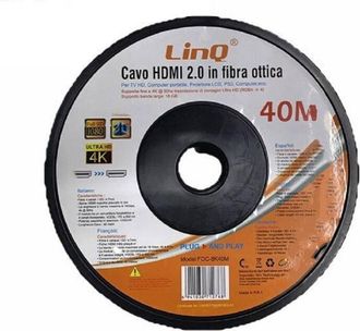 Trade Shop Trade Shop - Cavo Hdmi In Fibra Ottica Ultra Hd 4k 40 Mt Per Tv Computer Proiettore Foc-8k40m