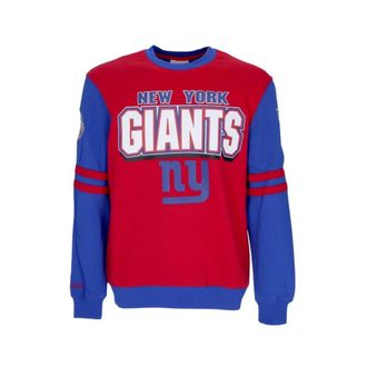 Mitchell & Ness Hombre, Sudaderas, Rojo, Talla: L