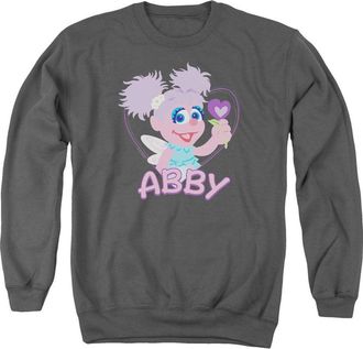 Gildan Sesame Street Flat Abby Adult Crewneck Sweatshirt