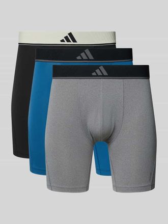 adidas Trunks im 3er-Pack mit elastischem Logo-Bund in Hellgrau, Gr&ouml;&szlig;e XXL