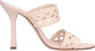 Casadei Sandalen Beige - Dames - Muiltjes - Beige - 37 EU - Leer - Schoenen