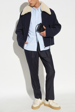 Ami Shirt With Logo, Mens, Light Blue