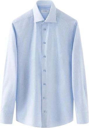 Eton Signature Twil Shirt - Heren - Casual Overhemden - Blauw - 3XL - Katoen - Overhemden