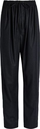 Christophe Lemaire Drawstring Cashmere-blend Trousers - Anthracite - 38 (UK12 / M)